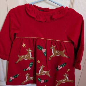 The cutest Baby Boden Christmas dress